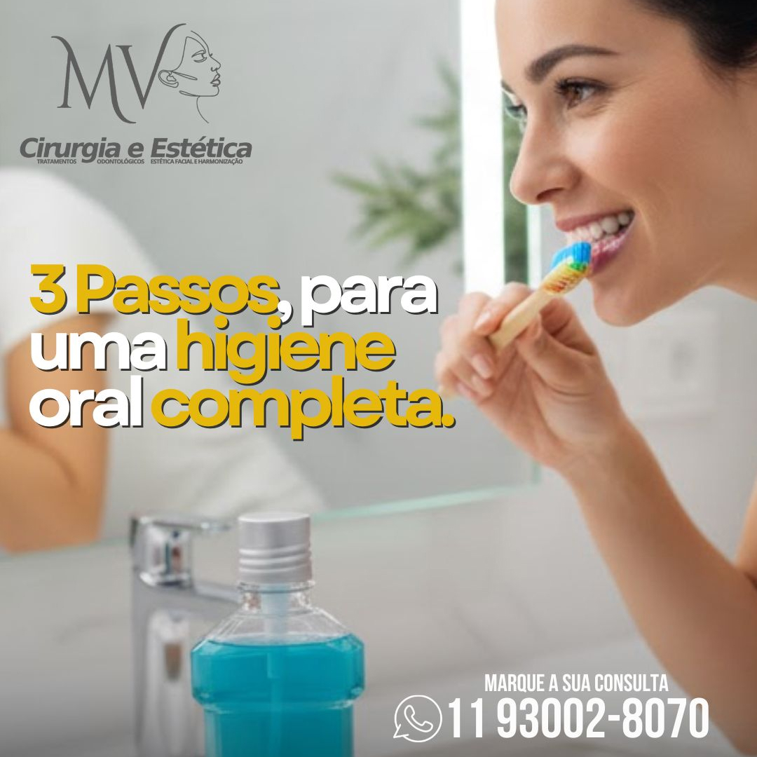 3 passos para higiene oral completa-Saiba mais