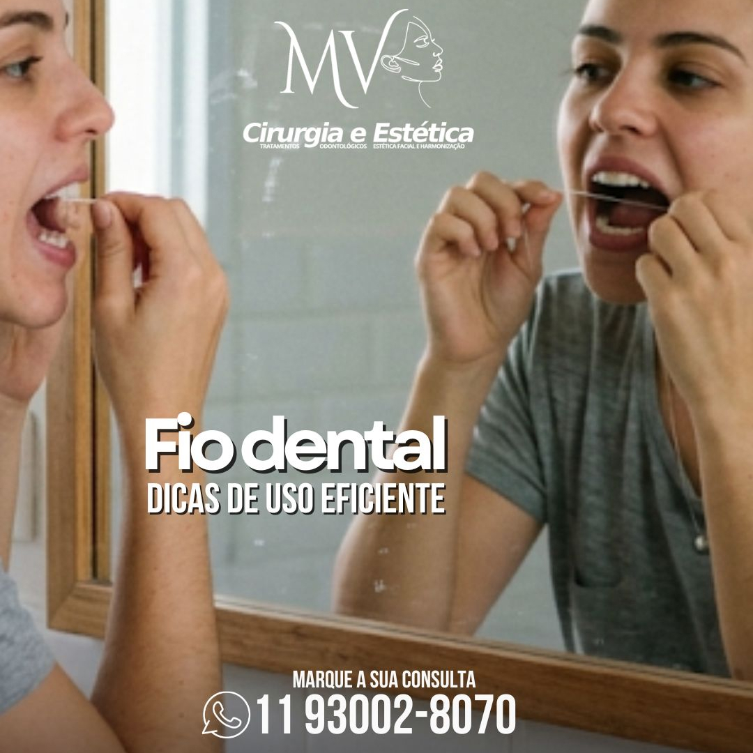 Fio dental-dicas de uso